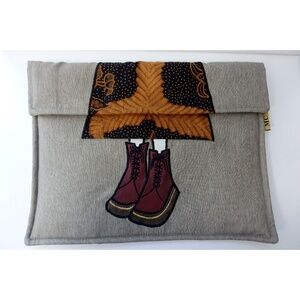 Batik Fabric Laptop Case